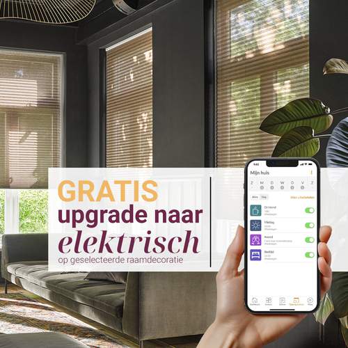 actie elektrische raamdecoratie